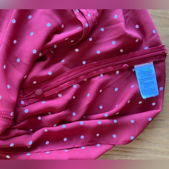 Madewell Polka Dot Daylight Tie Sleeve Top - Size 0 - Picture 9 of 10